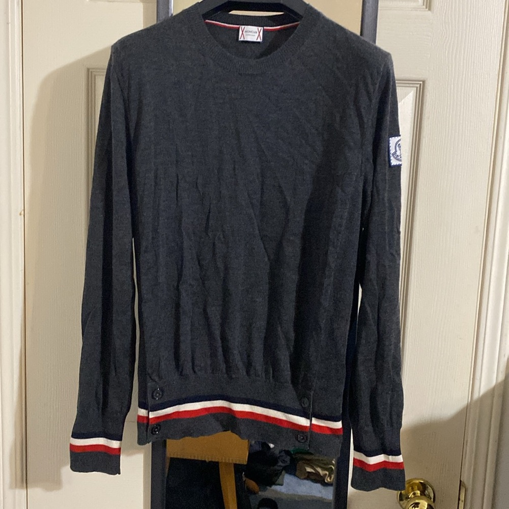 Authentic Moncler Gamme Bleu Cashmere/Silk Crewneck Sweater - Picture 2 of 10